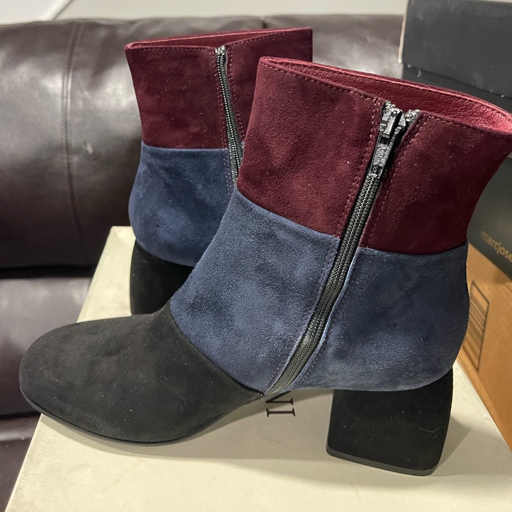 Cordani Multicolor Suede Heeled Boots